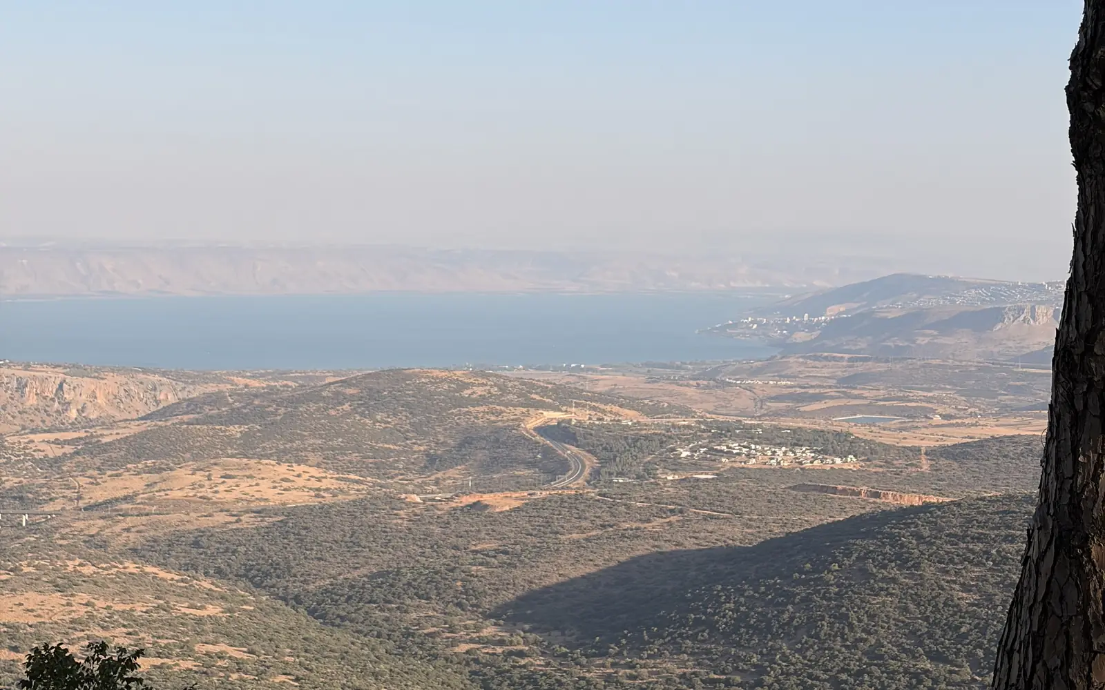 Morning light over the Galilee hills